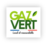 logo signifiant que Jimmy Paul est certifié gaz vert